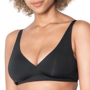 Seamless Lingerie Bra Black Size Large Wireless T Shirt Bra NWT Comfort